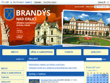 Tablet Screenshot of mesto-brandys.cz